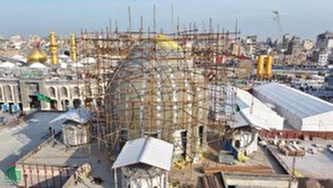 پیشرفت 75 درصدی ساخت صحن حضرت زینب (س) در کربلا