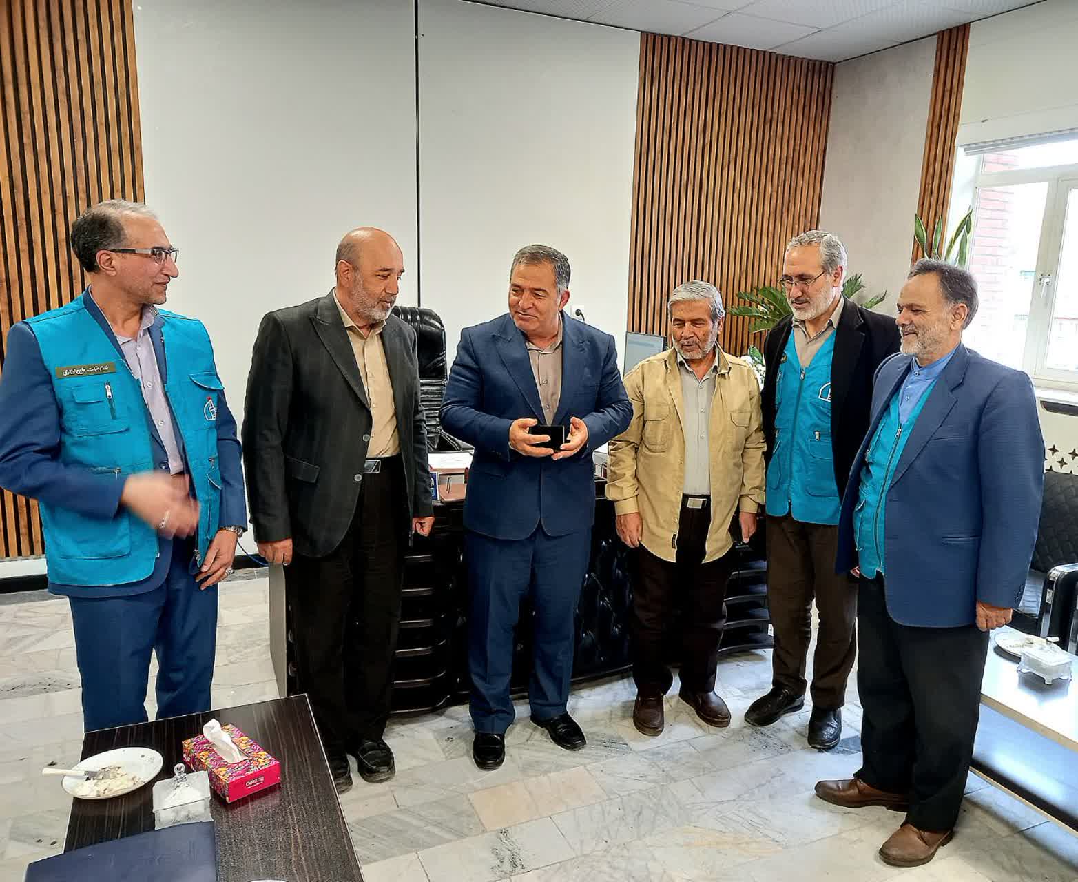  دیدار مسئولان ستاد عتبات عالیات با ریاست محترم اداره آموزش و پرورش مراغه  