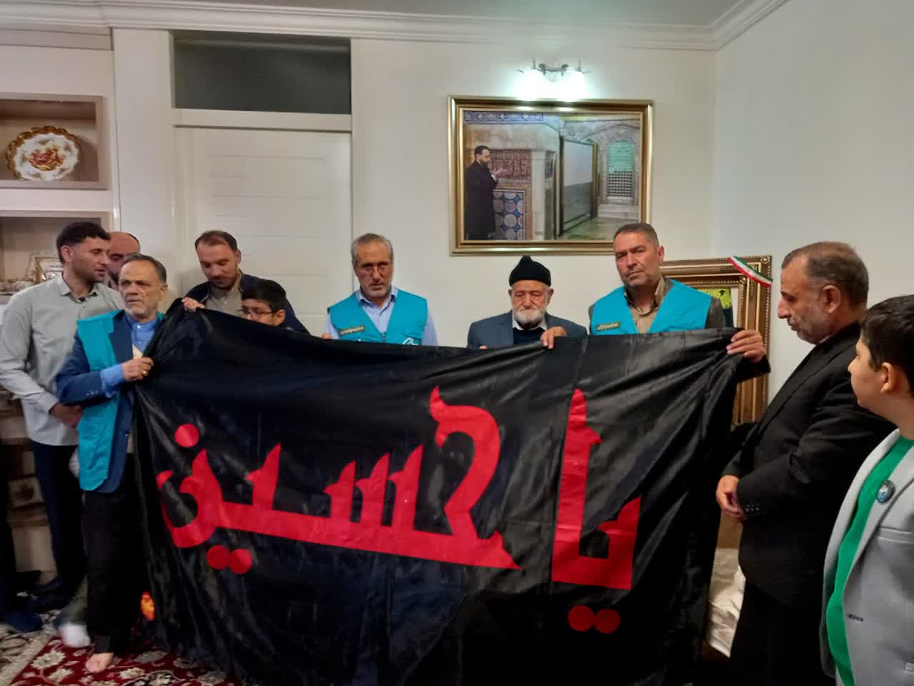 دیدار مسئولان ستاد عتبات عالیات مراغه با خانواده استاندار فقید شهید والامقام حاج مالک رحمتی   