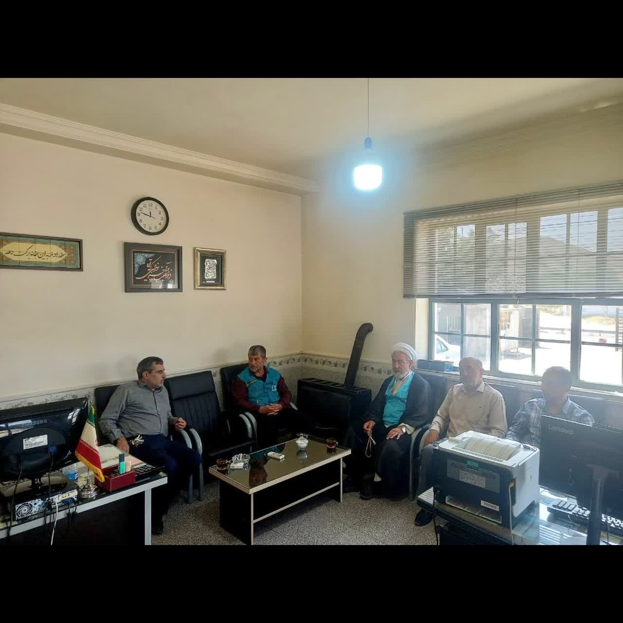 نشست صمیمی مسئولان ستادبازسازى عتبات عاليات با رئیس اتحادیه سردخانه‌های مراغه  