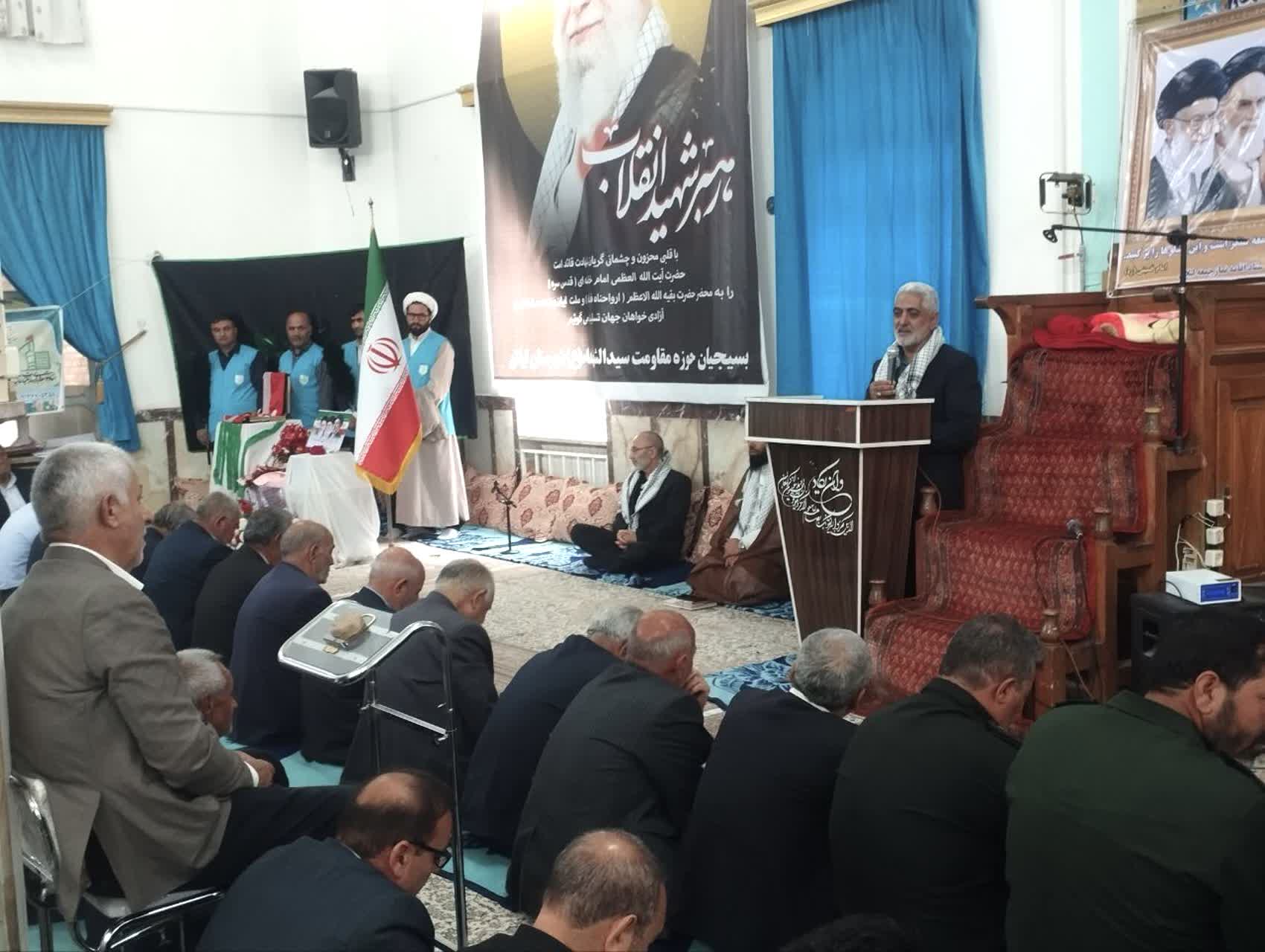 سخنرانى رئيس ستاد استان پيش از خطبه هاى نماز جمعه شهرستان ليلان