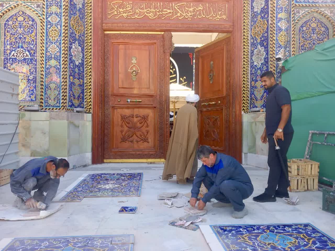 خادمان افتخارى ستاد توسعه و بازسازى عتبات عاليات آذربايجان شرقى 